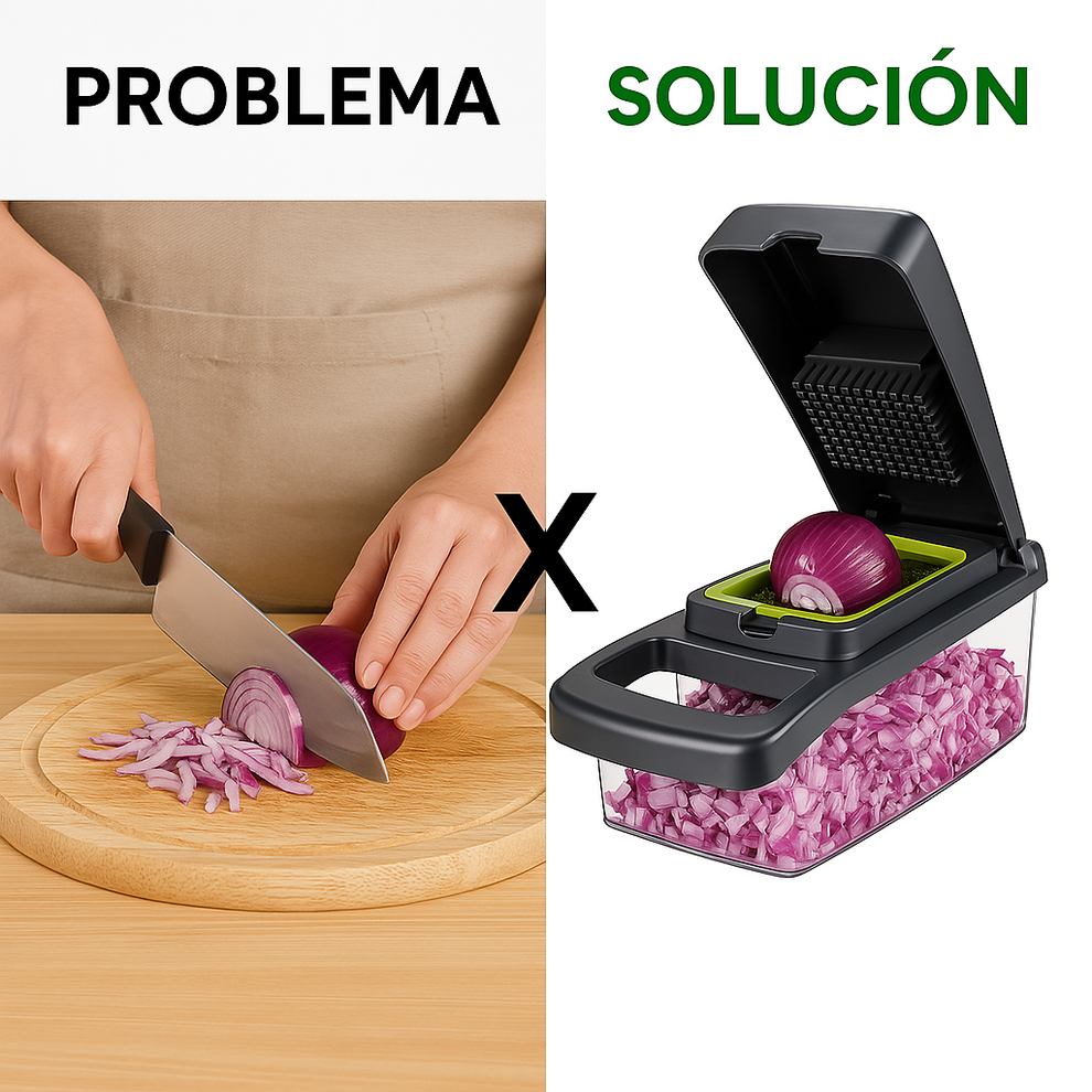¡Pica, corta y tritura en segundos! 🥑 Tu cocina más fácil y rápida