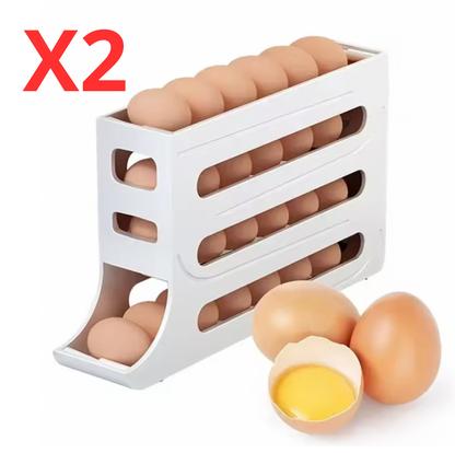 🥚 Pack x2 Dispensadores de Huevos – Dile Adiós al Desorden y a los Huevos Rotos 💥