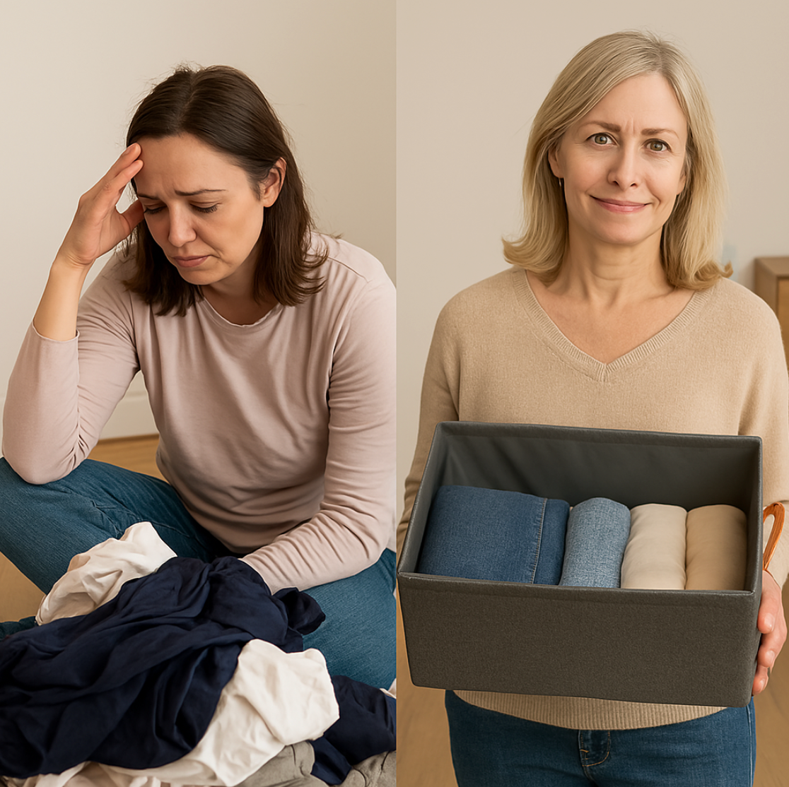 ¡Despídete del desorden en segundos! 🧹 Organiza tu hogar fácil y rápido con este Pack de 3 Organizadores Plegables Multiuso