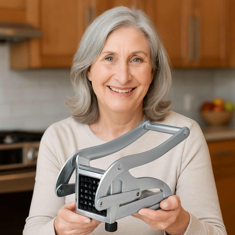 ¡Corta papas como un chef sin esfuerzo y en segundos! 🍟✨