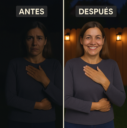 ¡Ilumina tu hogar con estilo y sin pagar luz! 🔥 4 lámparas solares que transforman tu espacio exterior ✨