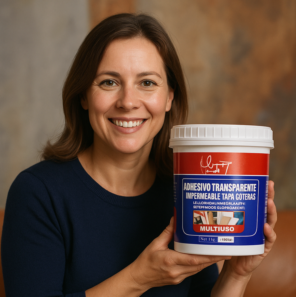 Elimina Filtraciones al Instante con el Sellador Transparente de 1 kg – ¡Invisible, Potente y Listo para Proteger tu Hogar!