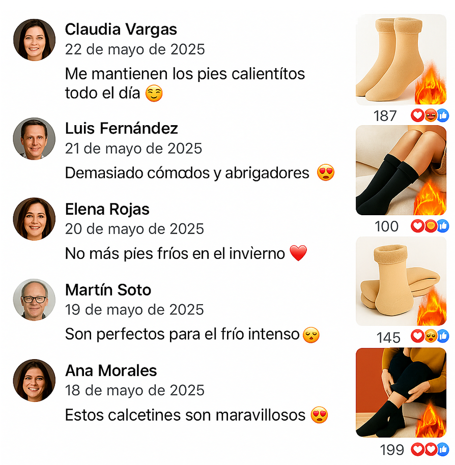 🧦 Llévate 12 pares de Calcetines Térmicos HOY y olvídate del frío por todo el invierno ❄️ ¡Compra antes que se agoten!