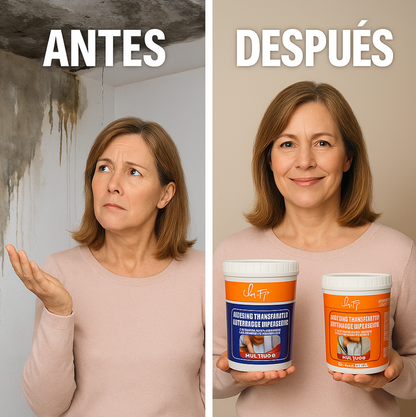 Elimina Filtraciones al Instante con el Sellador Transparente de 1 kg – ¡Invisible, Potente y Listo para Proteger tu Hogar!