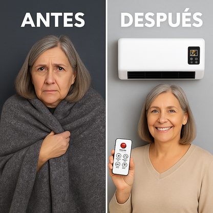 ¡El frío está más fuerte que nunca! Calienta tu pieza al instante con este calefactor tipo aire 🥶🔥